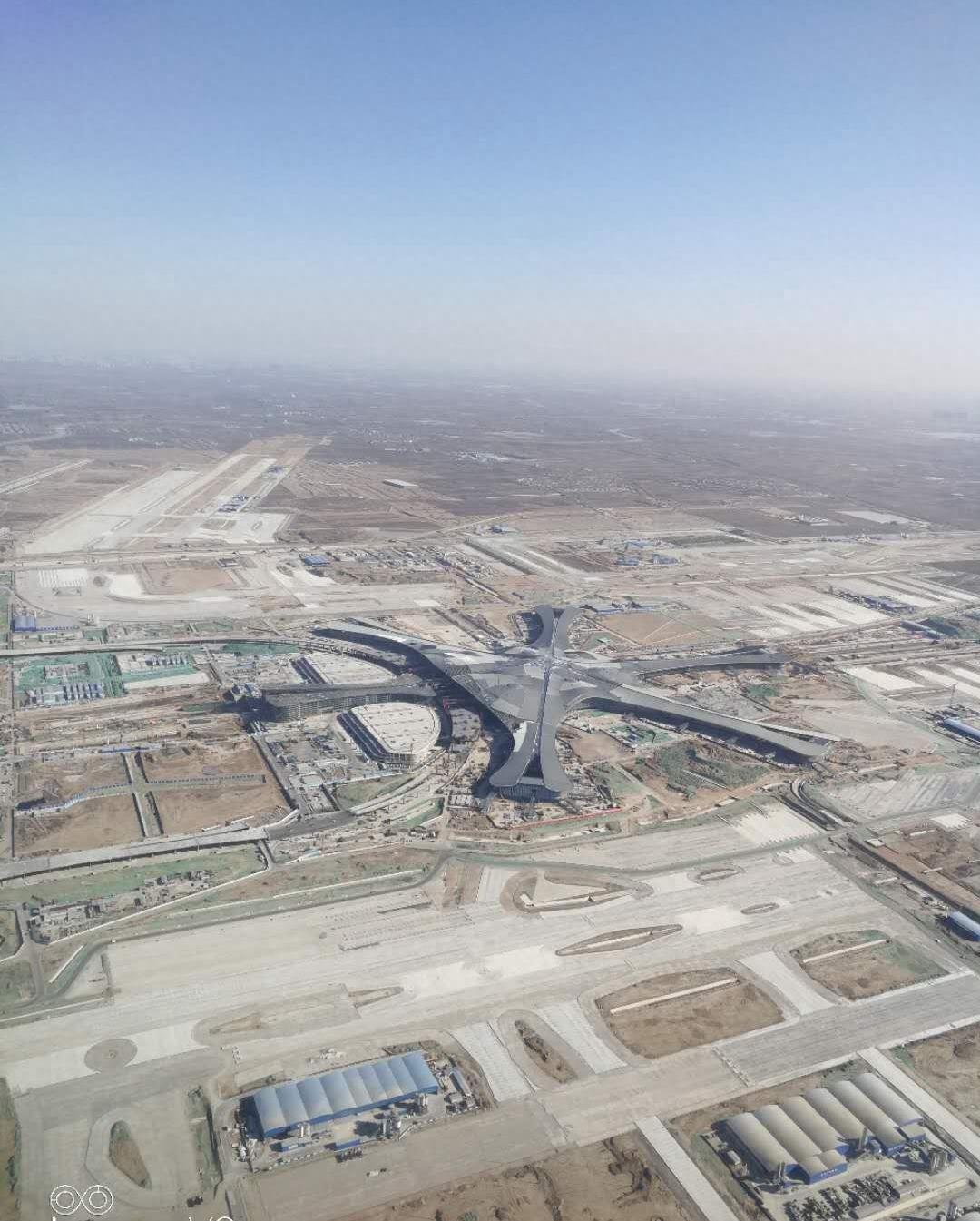 实拍北京新机场及西部军用机场最新建设进展