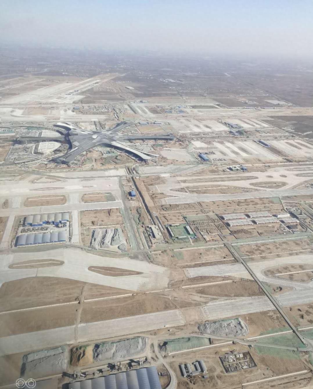 实拍北京新机场及西部军用机场最新建设进展