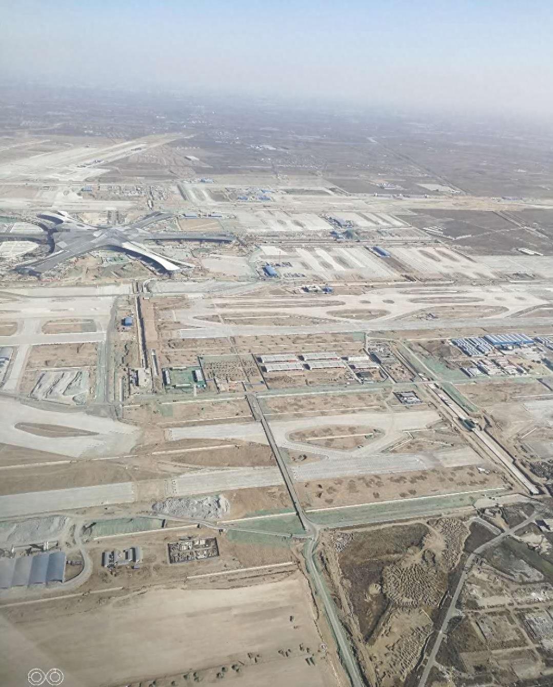 实拍北京新机场及西部军用机场最新建设进展