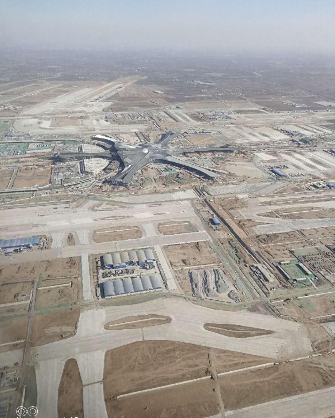 实拍北京新机场及西部军用机场最新建设进展